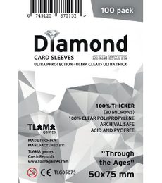 Obaly na karty (50x75 mm) pro Through the Ages - Diamond, 100 ks