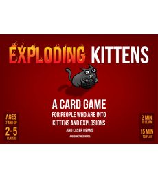 Exploding Kittens (mňoukající krabice) - Produkt Exploding Kittens (mňoukající krabice)