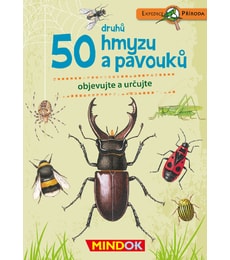 50 druhů hmyzu a pavouků