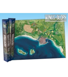 Wings of Glory: herní podložka Pobřeží - Produkt Wings of Glory: herní podložka Pobřeží