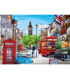 Puzzle 1000d: Život v Londýně - Produkt Puzzle 1000d: Život v Londýně