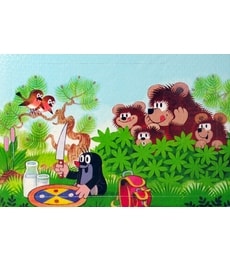 Pěnové puzzle Krtek - Krtek na pikniku 12d - Produkt Pěnové puzzle Krtek - Krtek na pikniku 12d