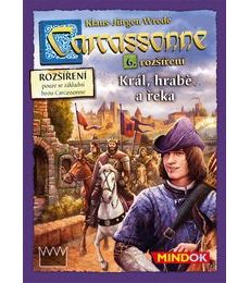 Carcassonne: 6. rozšíření (2.EDICE) - Král, hrabě a řeka - Produkt Carcassonne: 6. rozšíření (2.EDICE) - Král, hrabě a řeka