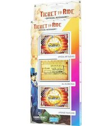 Obaly na karty (ART Sleeves) pro Ticket to Ride U.S.A. - Gamegenic, 152 ks