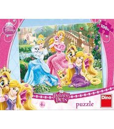 Puzzle Princezny s mazlíčky v parku 100 XL - Produkt Puzzle Princezny s mazlíčky v parku 100 XL