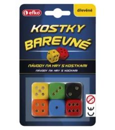 Barevné kostky s návody