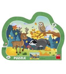 Puzzle deskové Lesní zvířátka 25d - Produkt Puzzle deskové Lesní zvířátka 25d