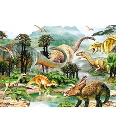 Puzzle Život dinosaurů 100dXL - Produkt Puzzle Život dinosaurů 100dXL