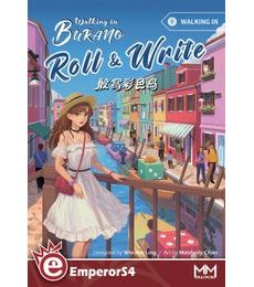 Walking in Burano: Roll & Write - Walking in Burano: Roll & Write