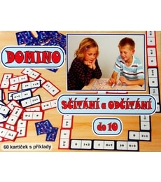 Domino sčítání a odčítání do 10 - Domino sčítání a odčítání do 10