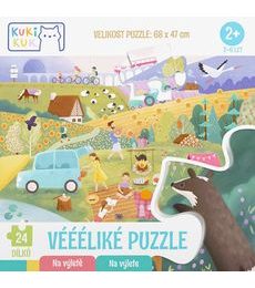 KukiKuk - Véééliké puzzle: Na výletě