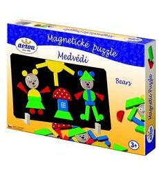 Magnetické puzzle: Medvědi (poškozený obal) - Produkt Magnetické puzzle: Medvědi (poškozený obal)