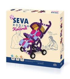 Stavebnice SEVA Rodina: Kočárek - Stavebnice SEVA Rodina: Kočárek