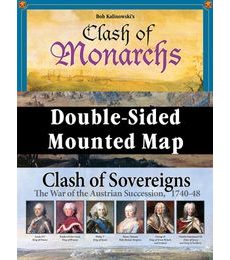 Clash of Monarchs/Clash of Sovereigns - pevná hrací mapa (Mounted Map)