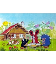 Pěnové puzzle Krtek - Svačinka 6d - Produkt Pěnové puzzle Krtek - Svačinka 6d