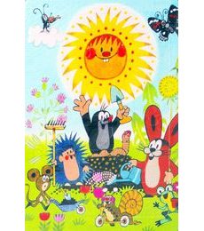 Pěnové puzzle Krtek - Zahrádkáři 24d - Produkt Pěnové puzzle Krtek - Zahrádkáři 24d