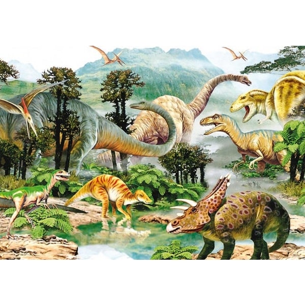 Puzzle Život dinosaurů 100dXL