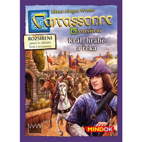 Carcassonne: 6. rozšíření (2.EDICE) - Král, hrabě a řeka