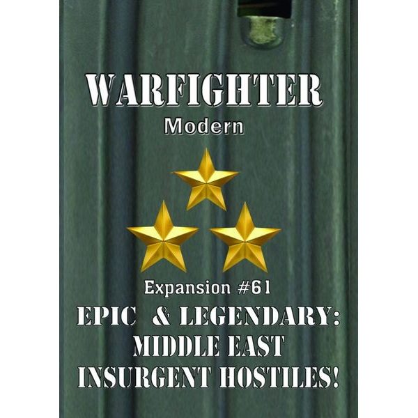 Warfighter Modern - Epic & Legendary: Middle-East Insurgent Hostlies