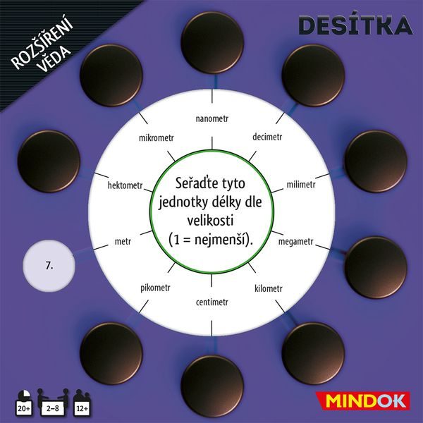 Desítka - rozšíření Věda