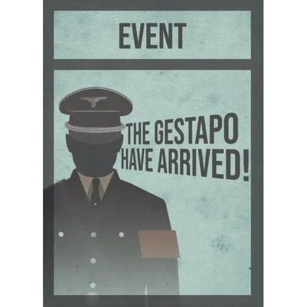 La Résistance - The Gestapo Has Arrived! Event Cards