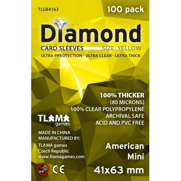 Obaly na karty (41x63mm) American Mini - Diamond, 100 ks