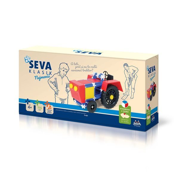 Stavebnice SEVA Klasik nejmenší (Traktor)