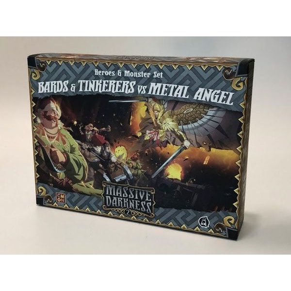 Massive Darkness 2 - Bards & Tinkerers vs Metal Angel: Heroes & Monster Set
