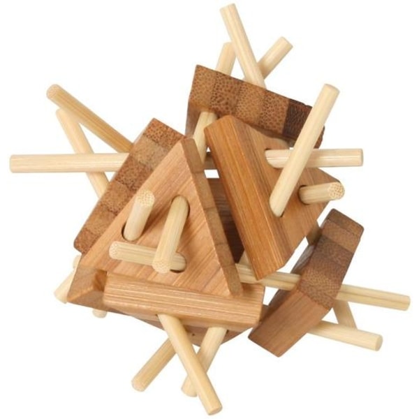 Hlavolam bambusový - Trojúhelníky