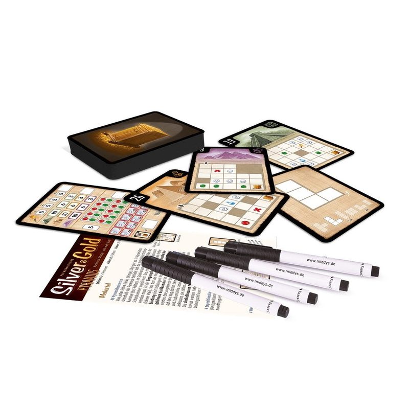 Silver & Gold Pyramids