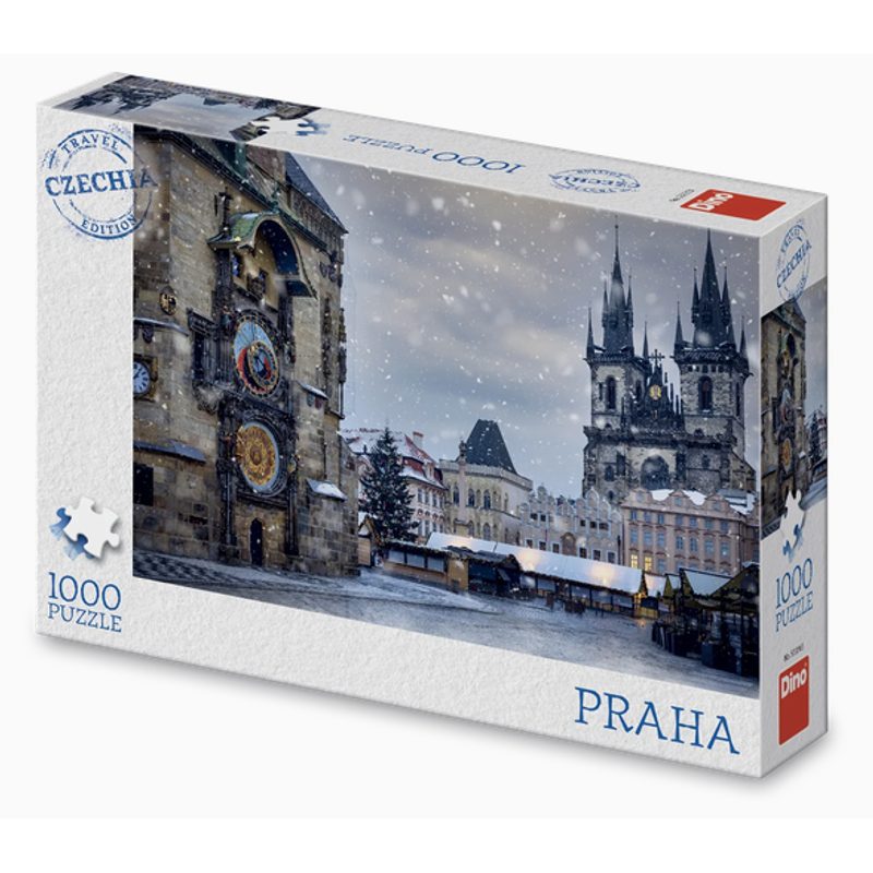 Puzzle Zimní orloj 1000d