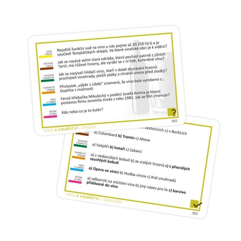 Kvízy do kapsy: Víno a vinařství