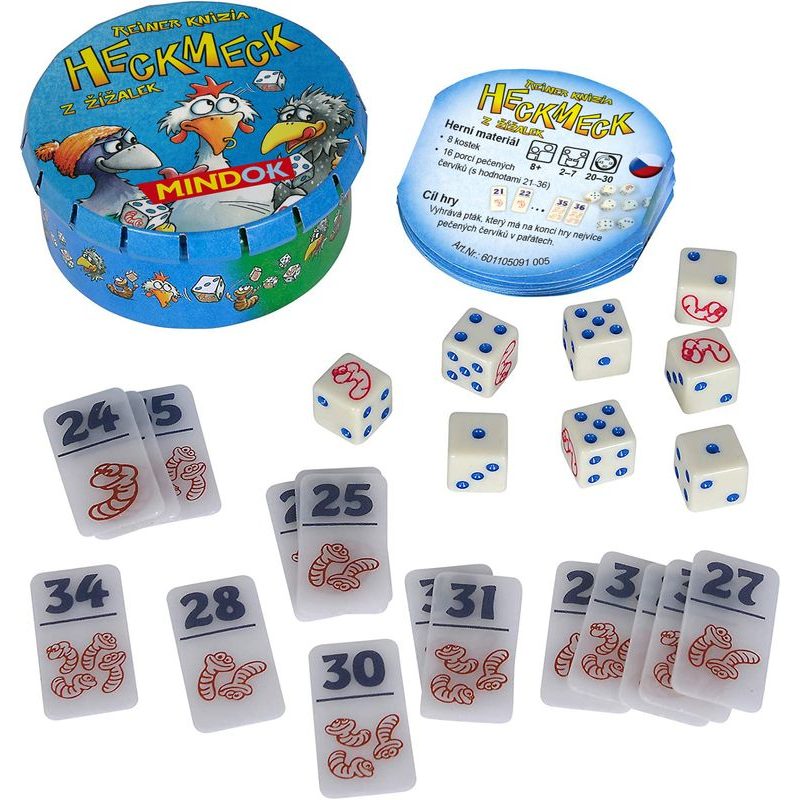 Heckmeck z žížalek Mini