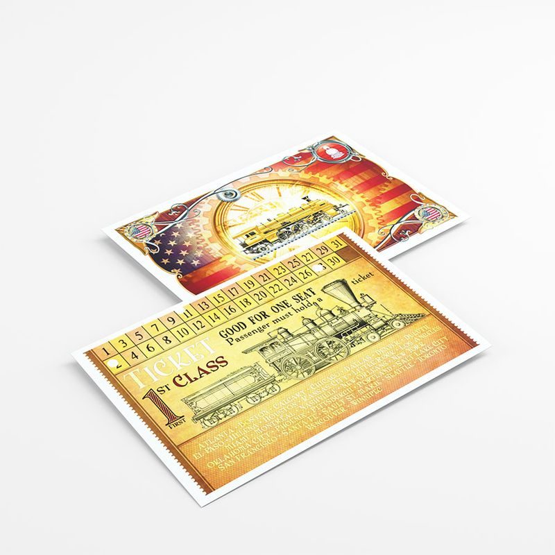 Obaly na karty (ART Sleeves) pro Ticket to Ride U.S.A. - Gamegenic, 152 ks