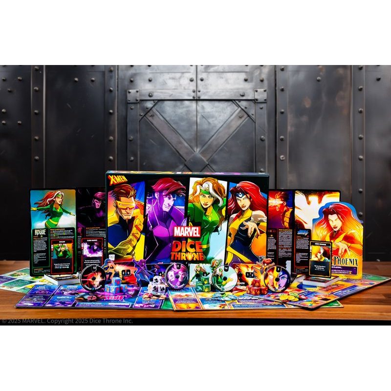 Marvel Dice Throne X-Men: Cyclops, Gambit, Rogue, Jean Grey