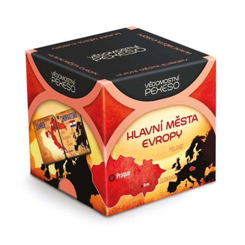 Vědomostní pexeso: Hlavní města Evropy