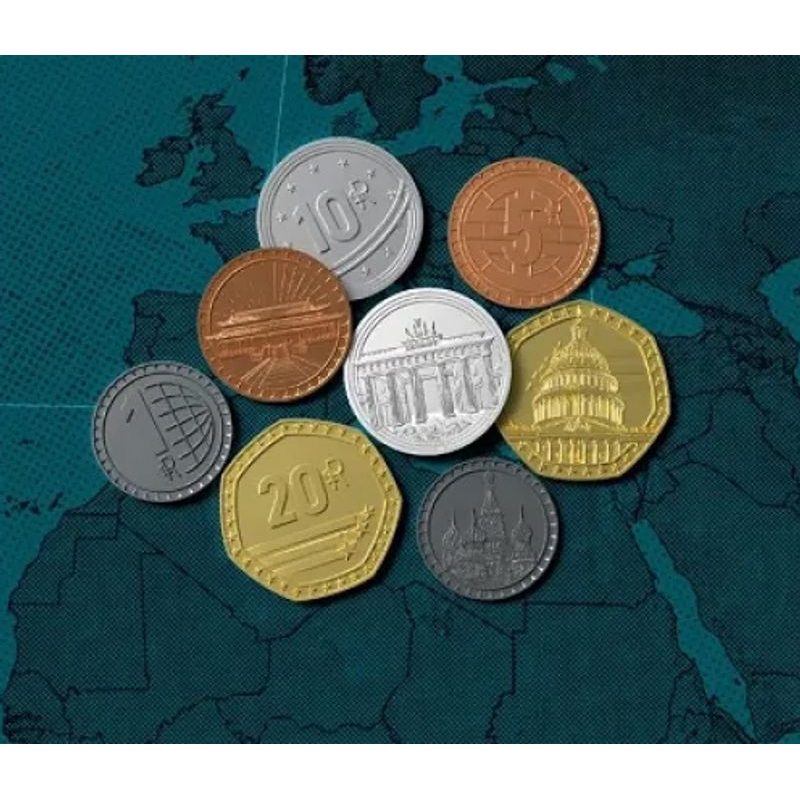 World Order - kovové mince (metal coins)