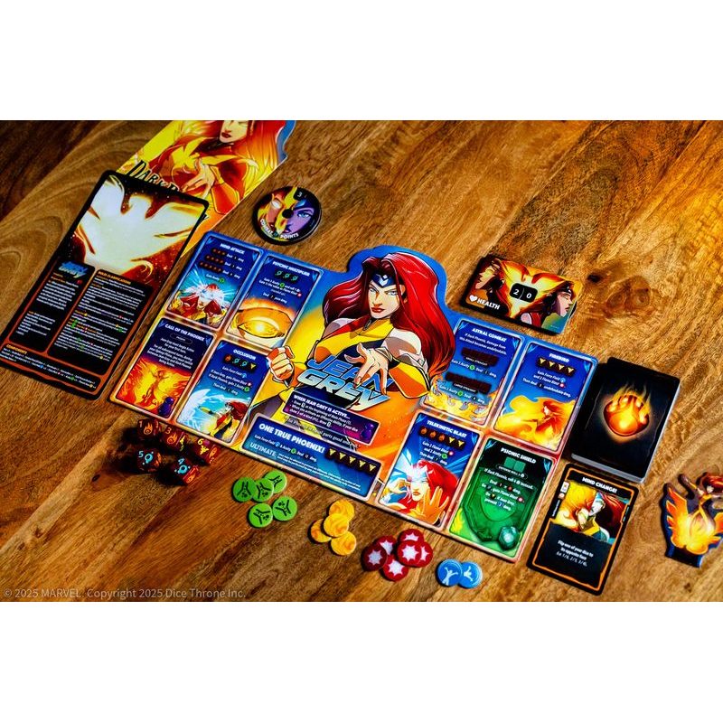 Marvel Dice Throne X-Men: Cyclops, Gambit, Rogue, Jean Grey