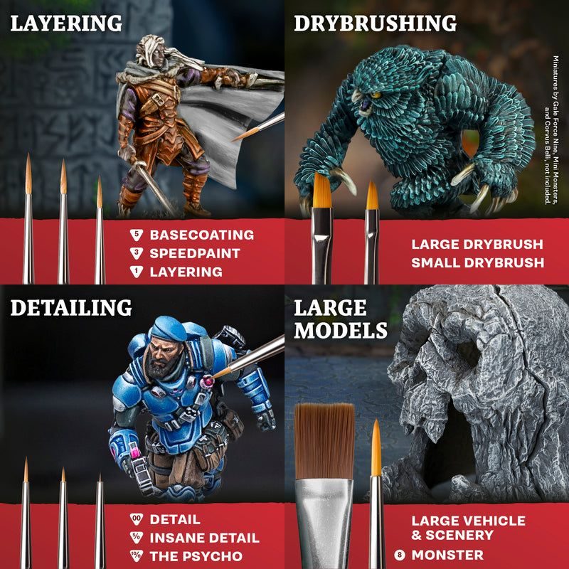 The Army Painter - Mega Brush Set