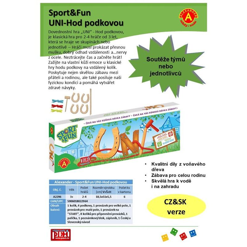 Sport & Fun Uni (Hod podkovou)