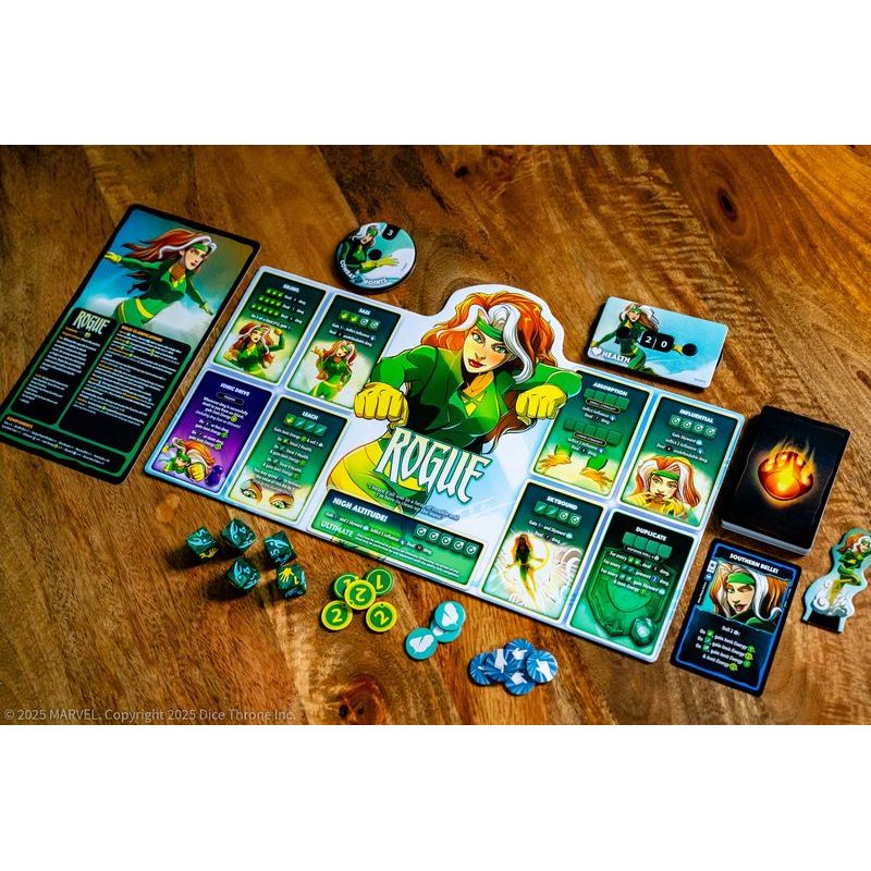 Marvel Dice Throne X-Men: Cyclops, Gambit, Rogue, Jean Grey