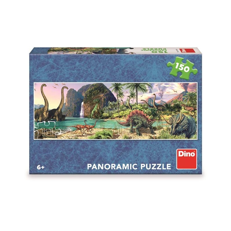Puzzle Dinosauři u jezera 150d