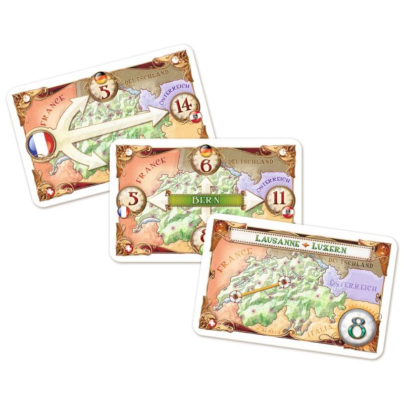 Ticket to Ride - India + Switzerland