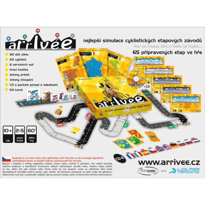 Arrivée - cyklistická desková hra