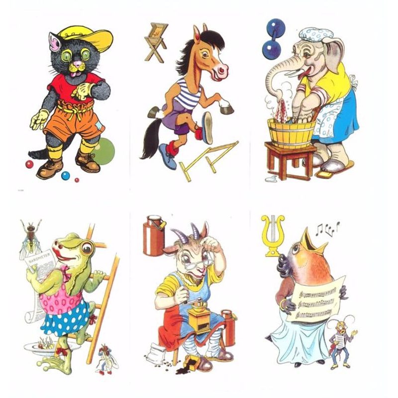 Černý Petr Zvířata