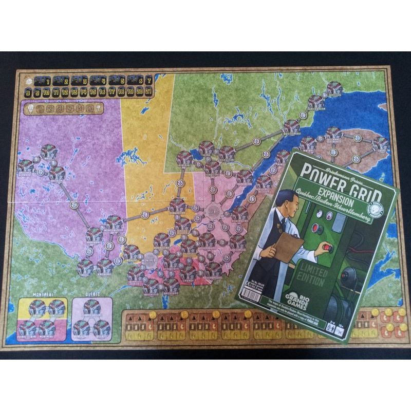 Vysoké napětí - mapa Quebec/Baden-Württemberg