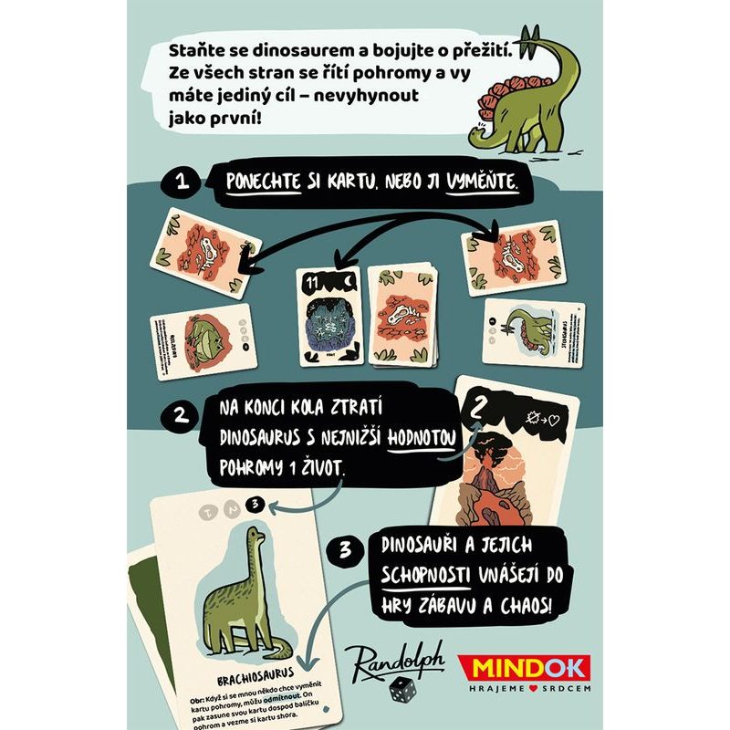 Velmi vymírající dinosauři: Zmrzlý Brachio + promo Therizinosaurus