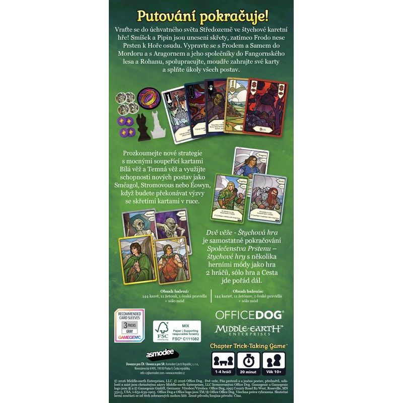 Pán prstenů: Dvě věže - Štychová karetní hra