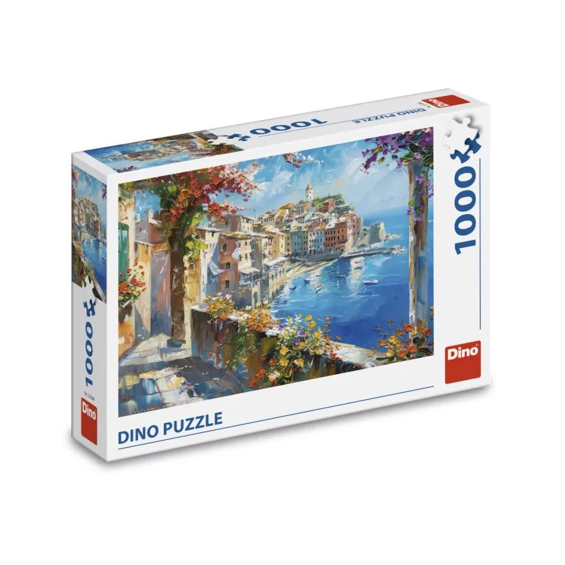 Puzzle Středomořské městečko 1000d