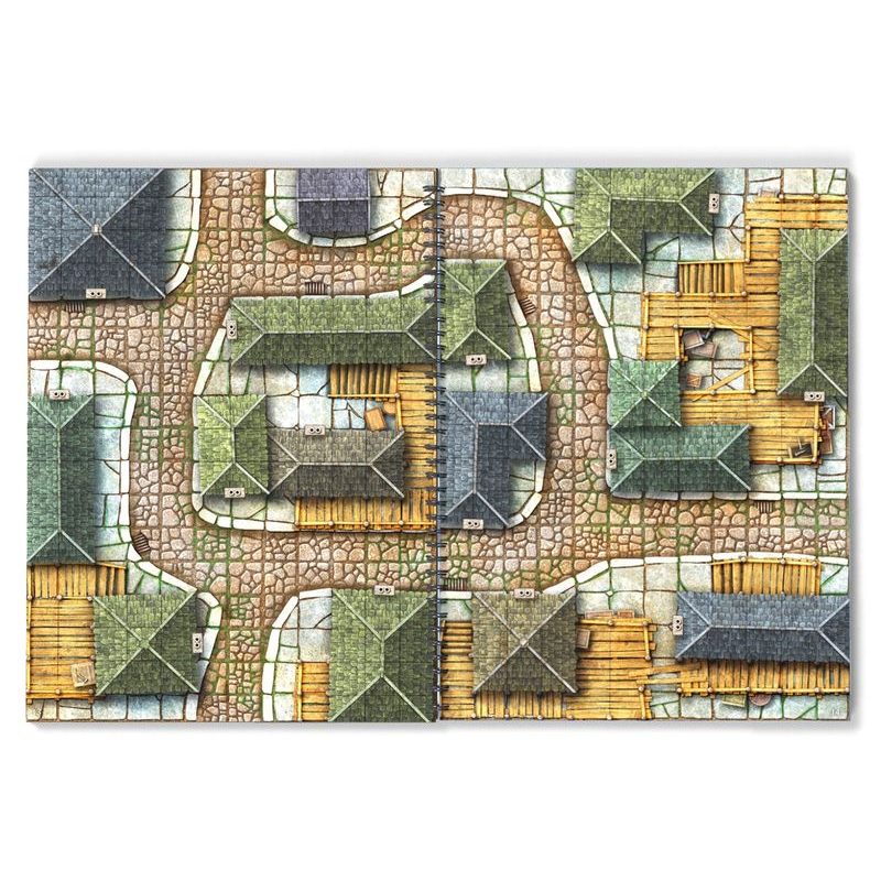 Giant Book of Battle Mats - Streets, Sewers & Cemeteries